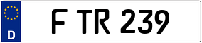 Truck License Plate